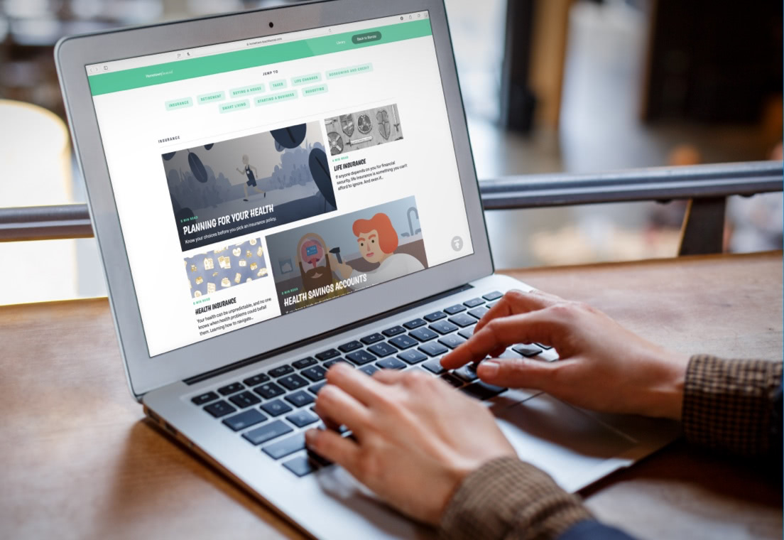 person using a laptop computer