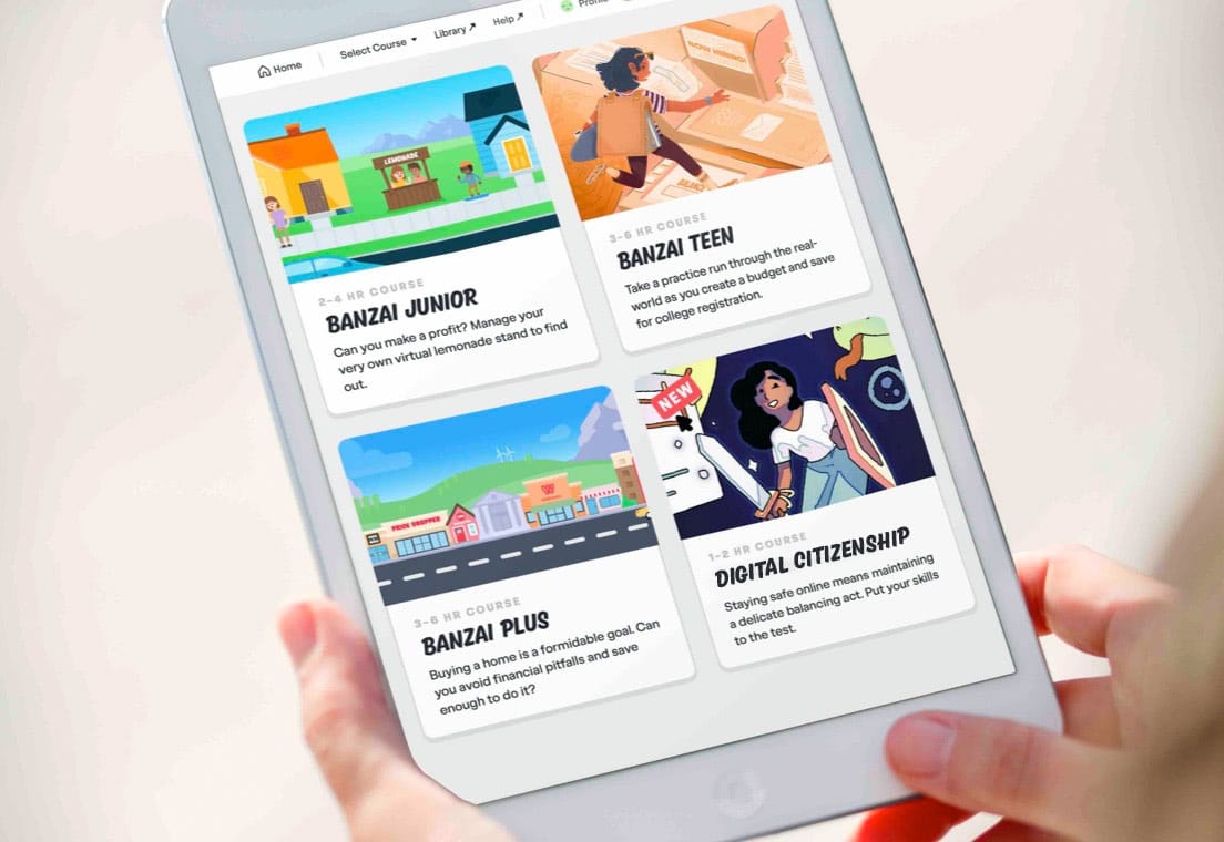 person using a tablet