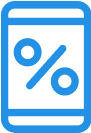 Online rates icon.